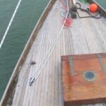 Im letzten Winter wurde es dann richtig ernst mit dem Renovieren: Das Deck und die Kajüte wurden erneuert.