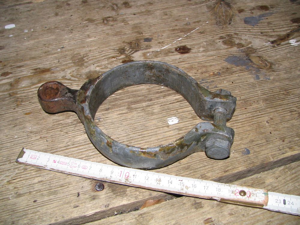 Der Ring für den Baumbeschlag