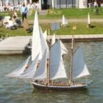 Lomme RICHARD v. TOLKEMIT von Werner Kunz beim Auslaufen zur Wanderregatta