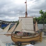 Das Großmodell ist wieder segelfertig.
LüA 2,95m HüA 2,95m!!