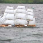 Tauchfahrt unter Vollzeug - eine Spezialität der DROMMEN von Wim Moonen