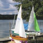 Das Folkeboot PETER PAN von Rolf Agatz und die PINTA von Wolfgang Sauerland