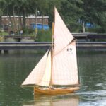 Otmar Webers HELMTRUD, ein Krabbenkutter ganz aus Holz.