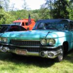 der Cadillac! Für deutsche Garagen ungeeignet!