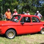 NSU Prinz TTS - die offene Motorhaube war "Pflicht". Das Maschinchen brauchte viel Luft - und man war mit dem Feuerlöscher schneller dran!