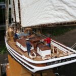 Blick von Achtern über das Deck.