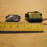 Das neue Microservo für das Ruder.