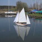 Die ersten Meter auf dem Nieder Mooser See.